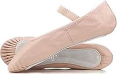 Roch Valley Ophelia Full Sole Pink Leather Ballet Shoes (Pink, 3)