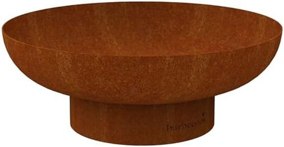 Barbecook brasero Jack 100 en Acier corten pré oxydé, brasero extérieur, 100x31.5cm, Brun-Orange