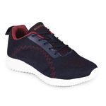 Bourge Women's Glatt11 Running Shoe, Navy and Magenta,07