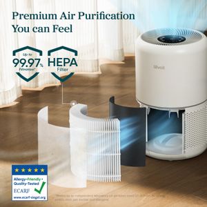 Levoit Smart HEPA Air Purifier – Home & Bedroom, 10-Inch