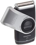 Braun M90 Mobile Shaver for Precision Trimming, Great for Travel, Black/Silver