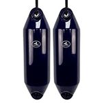 Hurricane Fenders Original Series Boat Fender PM02 48cm x 14cm (19" x 5") - Navy Blue - Pack Of Two