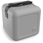 Floating 30 can Cooler/Ice Chest for The Beach, Pool, Picnic or Boat. FOAM: a Hybrid Soft-Hard-Sided 22qt Cooler Made from 100% EVA foam which Makes it Lightweight & Durable (Cool Grey)