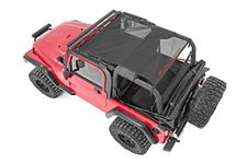 Rough Country - 85106 Black Mesh Bikini Top Plus for 92-06 Jeep Wrangler TJ/YJ