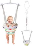 Baby Jumper Doorway, Door Bouncer and Jumper for Baby with Adjustable Strap, Fun Activity for 6-12 Months Baby Infant, Bonus & Teether Included