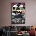 TIANGONGZAOWU Kendrick Lamar Album Cover Canvas Poster Wall Decor Art HD Print Rap Music Star Poster, 16X24 INCHES, UNFRAMED