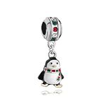 FGT Penguin Charm Compatible with Pandora Moments Bracelets South Polar Daughter Mom Granddaughter Friends BFF Christmas Birthday Xmas