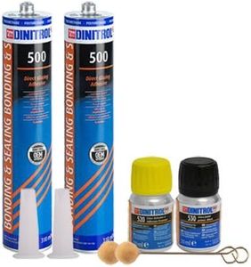 Rejel Lot de 2 kits de fixation pour pare-brise Dinitrol 500