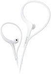 Sony MDRAS400EX Sports Headphones with Adjustable Ear Loop (White)