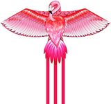 Mint’s Colorful Life Kite for Kids&Adults, Easy to Fly Large Flamingo Kite Beach Kites