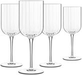 Luigi Bormioli C452 Bach White Wine Glass 4-Pieces, 280 ml Capacity, Clear