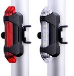 PRO365 DC918 Bicycle Lights Combo Pack/Rechargeable/Multiple Light Modes/Waterproof Head and Tail Light (6 Months Manufacturer Warranty)