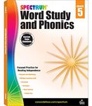 Spectrum Grade 5 Word Study and Phonics Workbooks, Ages 10 to 11, 5th Grade Word Study and Phonics, Word Families, Analogies, Acronyms, Diagraphs, and Vocabulary Builder - 176 Pages (Volume 84)