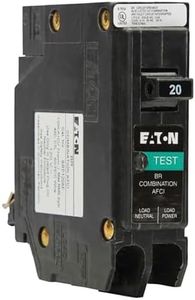 Cutler-Hammer BRP115AF Eaton 15 amps Combination AFCI Single Pole Circuit Breaker, Black