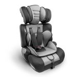 Kidoola Adjustable Car Seat for Toddlers & Children - i-Size Safety Certified Booster Seat, Padded & Comfortable with 3 Adjustable Age Functions& Straps, 100-125cm,Up to 12 Years -ECE R129(Grey&Black)