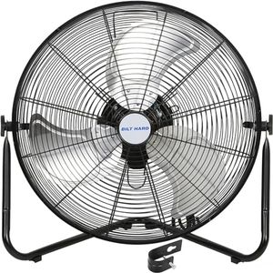 BILT HARD 20" High Velocity Floor Fan, 4600 CFM 3-Speed Industrial Shop Fan with Wall-Mounting System, Heavy Duty Metal Fan for Workshop, Garage and Warehouse