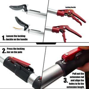 FLORA GUARD Extendable Tree Pruner – Telescopic Garden Tool