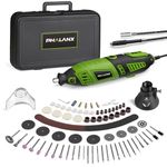 PHALANX 180W Rotary Tool Kit, 1.5-Amp 6 Variable Speed with Flex Shaft, 8000-32000RPM Rotary Multi-Tool& 139pcs Accessories Kit, Power Multiuse Set Prefect for Crafting Projects and DIY Creations