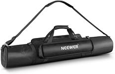 NEEWER 47"/1.2m Tripod Carrying Case, Heavy Duty Waterproof Nylon Bag with Handles & Shoulder Straps, Compact Case with Full Length Zippered Closure, External Pocket for Light Stand/Boom Stand/Tripod