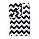 Divine Casa 120 GSM Polyester Reversible Lightweight Printed Single Bed AC Dohar Blanket - Black and White (Size 140 x 210 cm or 55 x 83 inch)