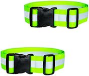 DASHGLOW - 2 Pack - Reflective Glow Belt Safety Gear, Pt Belt, for Running Cycling Walking Marathon Military (2 Pack)