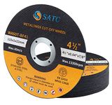 SATC Cutting Discs for Angle Grinder 20-Peice Durable 115mm Metal Cutting Disc Ultra Thin 1mm for Fast & Precise Cutting of Steel, Iron, Aluminum, & Ferrous Metals