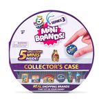 5 SURPRISE Plastic Mini Brands Series 3 Collector'S Case- Store & Display 30 Minis With 5 Exclusive Minis By Zuru Multicolor