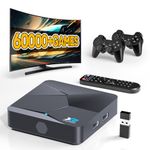 Retro Game Console Retroplay Emulator - Super Console X2 Newly Upgraded 60,000+ Video Games,Compatible 70+ Emulators,Video Game Console Dual System,Supports 4K UHD,BT5.0,2.4G+5G,Plug and Play(256G)