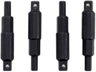 A.I.FORCE HVAC Hex Key Adapters (4-Piece Set) - 1/4" Square to 3/16" & 5/16" Hex