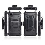 COCOMII Belt Clip Case Compatible with iPhone XR - Luxury, Swivel Holster, Inward & Outward Facing, Kickstand, Military Grade, Heavy Duty, Shockproof (Black)