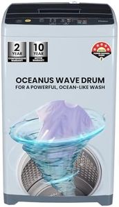 Haier 6 kg 5 Star Oceanus Wave Drum Washing Machine Fully Automatic Top Load (HWM60-AE, Moonlight Silver)
