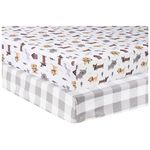 Dog Park 2 Pack Flannel Playard Sheets