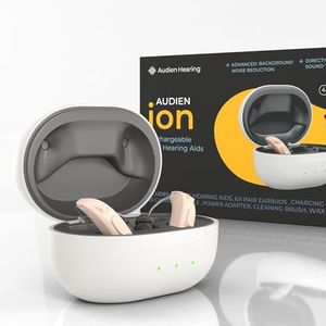 Audien ION Wireless Rechargeable OTC Hearing Aid, Premium Comfort Design and Nearly Invisible