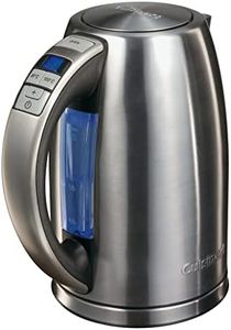 Cuisinart Multi-Temp Kettle, Quick Boil, 3 KW, Wireless, Stainless Steel Finish, 1.7 L Capacity, Adjustable Temperature, Removable, Washable Anti-limescale Filter, Silver