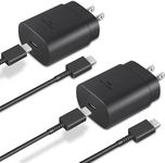 Type C Charger, 2-Pack 25W Type C S