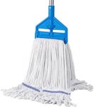 KeFanta Commercial Mop 60 inch Heavy Duty Industrial Wet Mops with Long Handle,Looped-End String Cotton Mop for Home, Kitchen,Garage,Office and Concrete/Tile Floor Cleaning