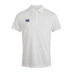 Canterbury Men's Polo Shirt, Cricket Whites, Cream, S