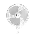 Orient Electric Wall 97 | High Speed Wall Fan | 2100 RPM 95 CMM | 100% Copper Motor | 90 Degree Oscillation | 3 Speed Pull Cord | Military Grade Guard | White