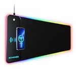 Schkner RGB Gaming Mouse Pad with W