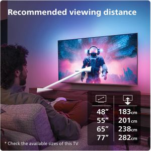 Philips 65" Ambilight 4K OLED TV – Ultra HD Smart Television