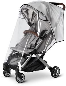 Baby Stroller Rain Cover, bemece Universal Stroller Accessory - Waterproof Windproof Travel Weather Shield Thick & Durable Protect from Dust and Snow with Breathable Ventilation Mesh Clear Visibility