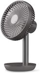 LUMENA LUMENA-FS-BK Cordless Fan, Black (Up to 20 Hours of Use)