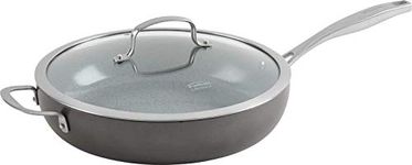 Trudeau 12" Pure Ceramic Saute Pan with Lid, Grey
