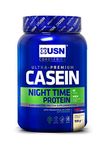 USN Casein, Slow Digesting Premium Protein Shake, 24 g of Protein Per Serving, Vanilla, 908 g