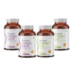 Berryheal Omega 3679 & Omega 7 Combo Pack | Sea Buckthorn Oil Capsules | Pack of 4 | 120 Capsules - 500MG each | Whole-body Wellness | Prevents Blood Sugar Spikes & Supports Healthy Weight Management