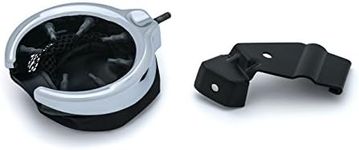 Kuryakyn 1832 Motorcycle Accessory: Passenger Drink/Cup Holder with Mesh Basket for 2015-19 Indian Motorcycles, Right Side, Chrome