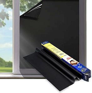 Temporary Blinds for Windows - Static Black Out Blinds for Bedroom, Travels, Office, & Nursery Room - 8 Metres Blackout Blind by Magic Whiteboard