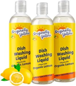 Originally Yellow USA Made Lemon Dish Soap | Hypoallergenic Dish Wash | Bulk 3 Pack