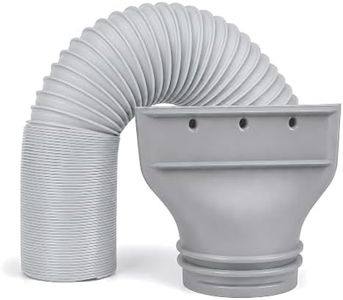 Movejoy Portable AC Hose Kit-1 Inch Flat Nozzle for Narrow Windows & Garage