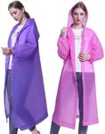 Generic 2 Pcs Raincoats Reusable Ra